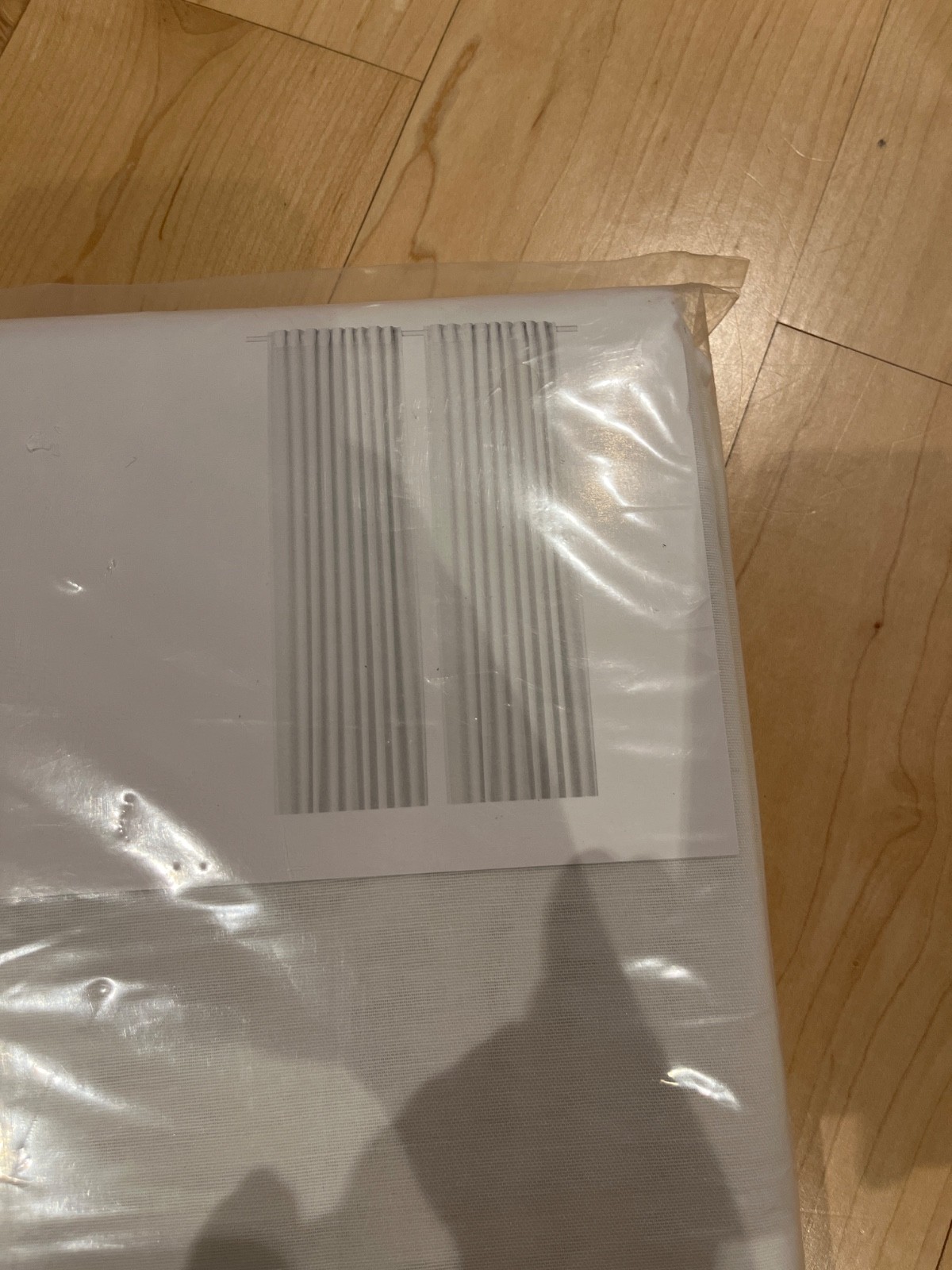 Ikea HILJA Curtains 2 Panels (1 pair) 57″ x 98″ White 504.308.18 NEW