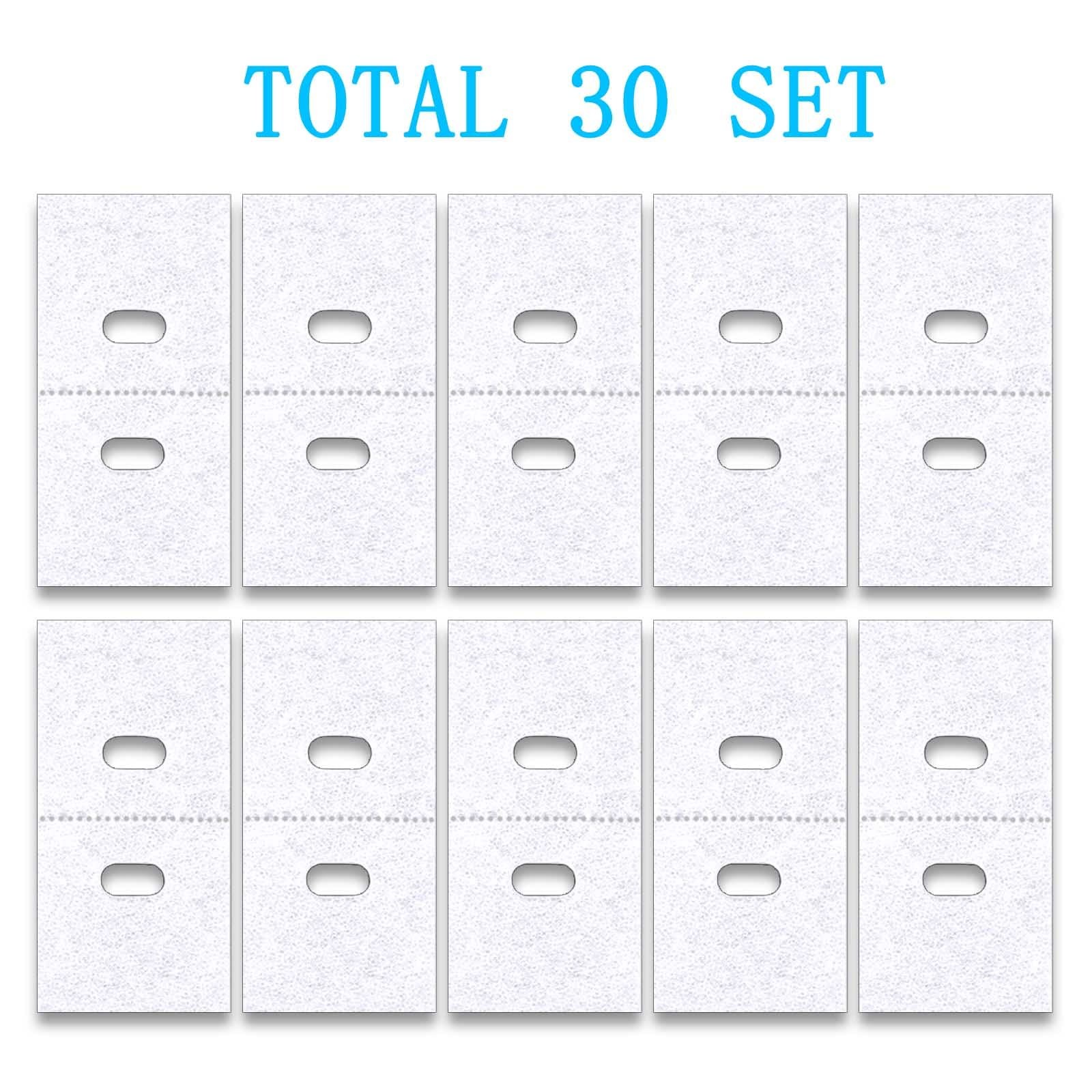 30 Sets (60 Pcs) Vertical Blinds Replacement Slats Panels, Vertical Blind Repair