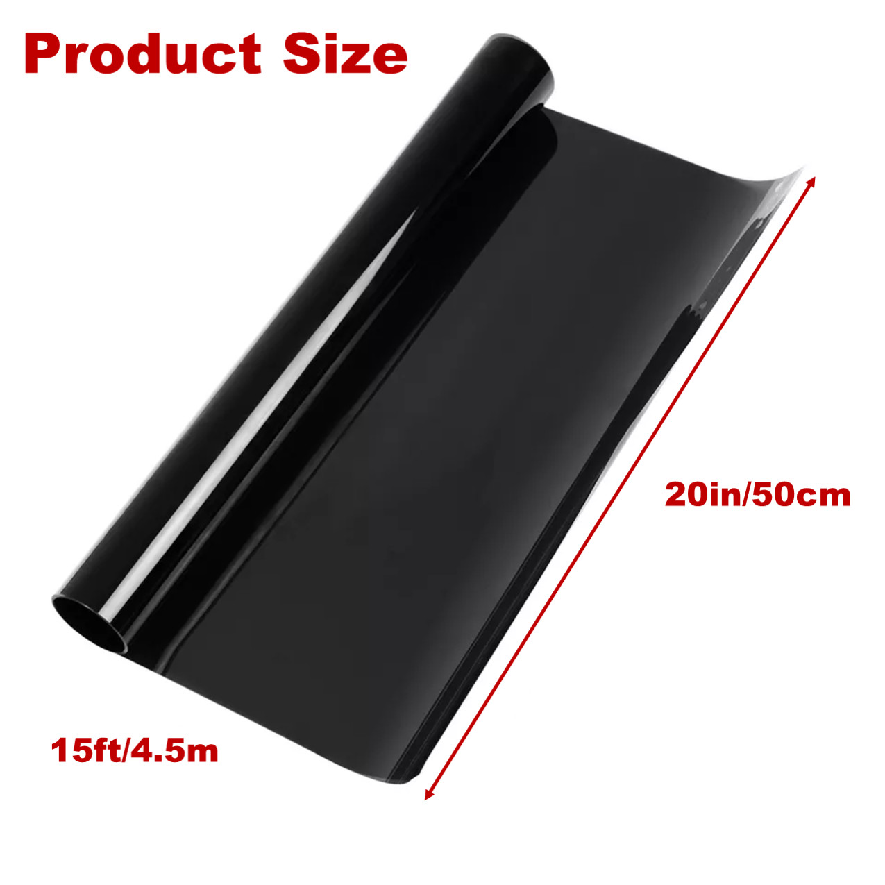 35% VLT Nano Ceramic Window Tint 20″ 40″ Wide Any Size Home Car Office 95% IRR