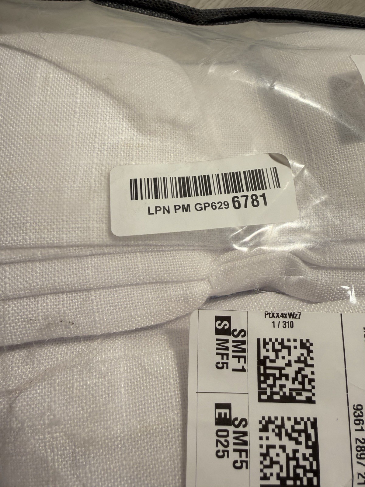 White Linen Blend Curtains 40” W 80” L Pinch Pleat Neutral Light Filter 2 Panel