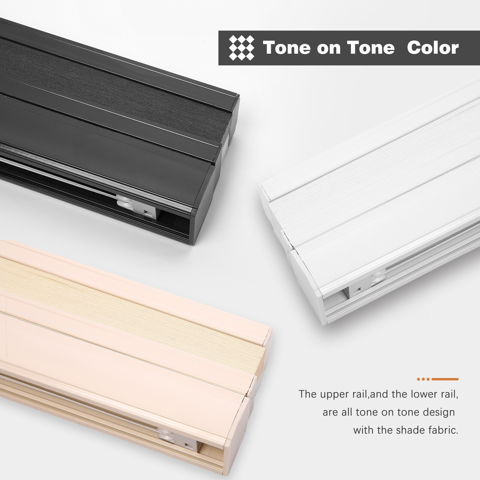 CUSTOM CUT Honeycomb Top Down Bottom Up Light Filtering Cordless Cellular Shades