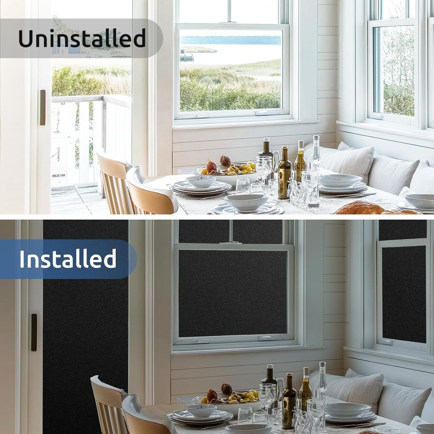 Removable Blackout Window Film – Easy Static Cling, Light Blocking Solution