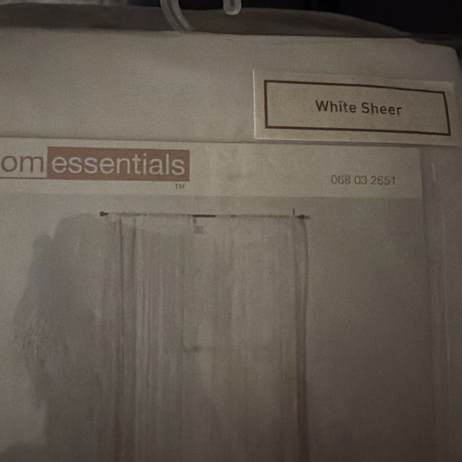Room Essentials 2 Window White Sheers 60″ Wide x 84” Long