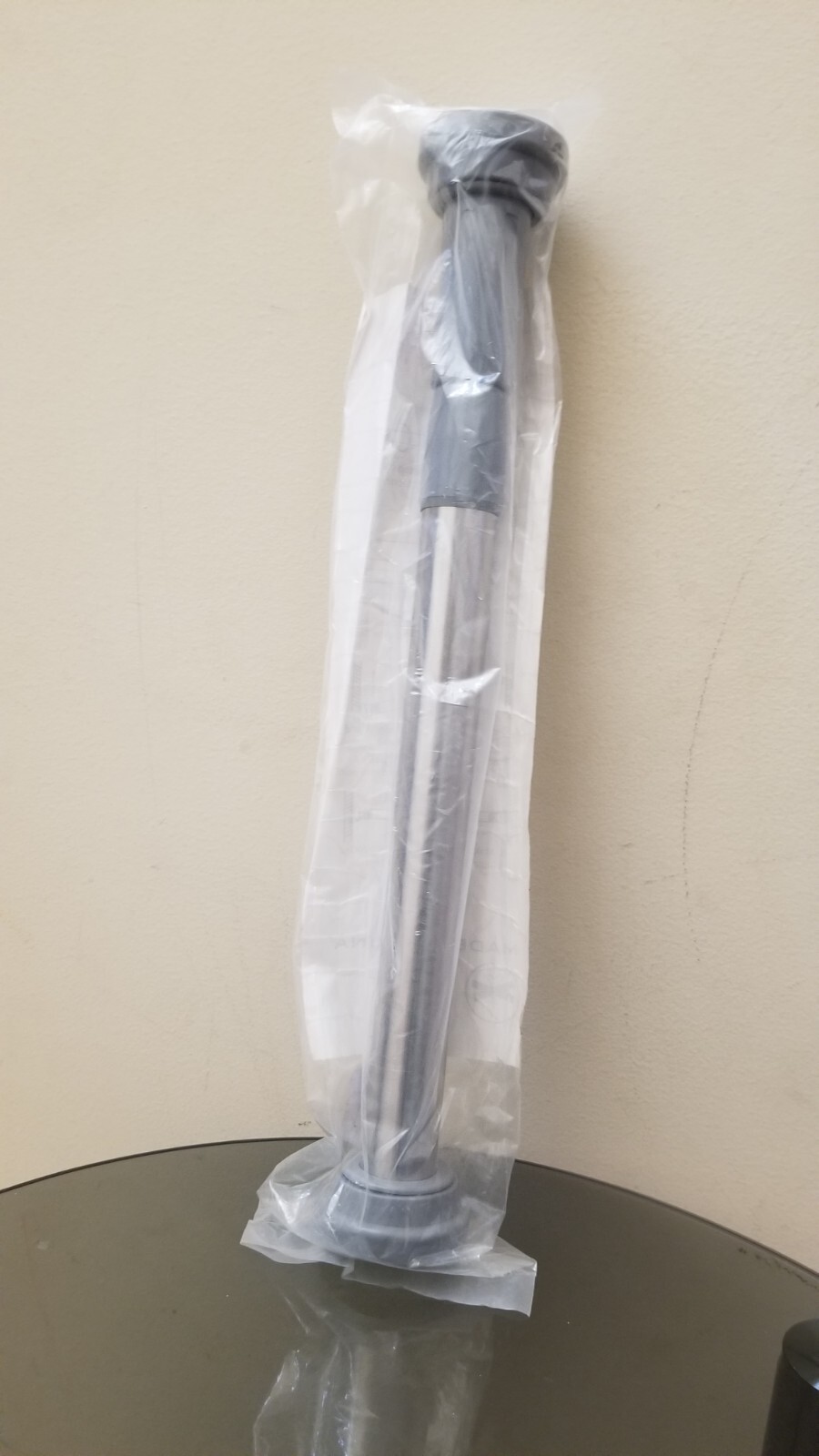 Stainless Steel Gray Adjustable Telescopic Tension Curtain Extension Rod Pole
