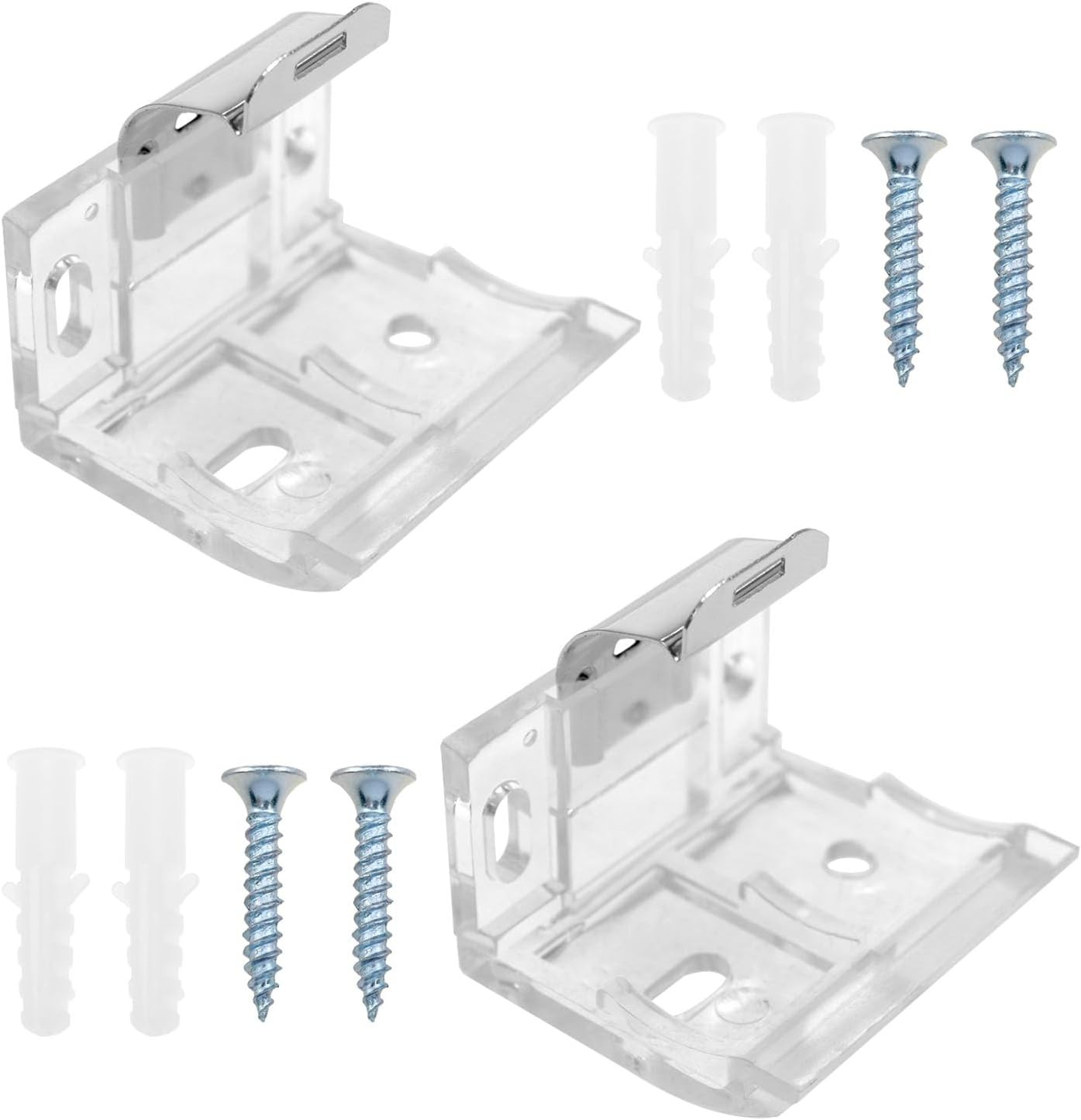 Lovelysp Cordless Shade Mounting Bracket Mounting Bracket with Metal Clip with M