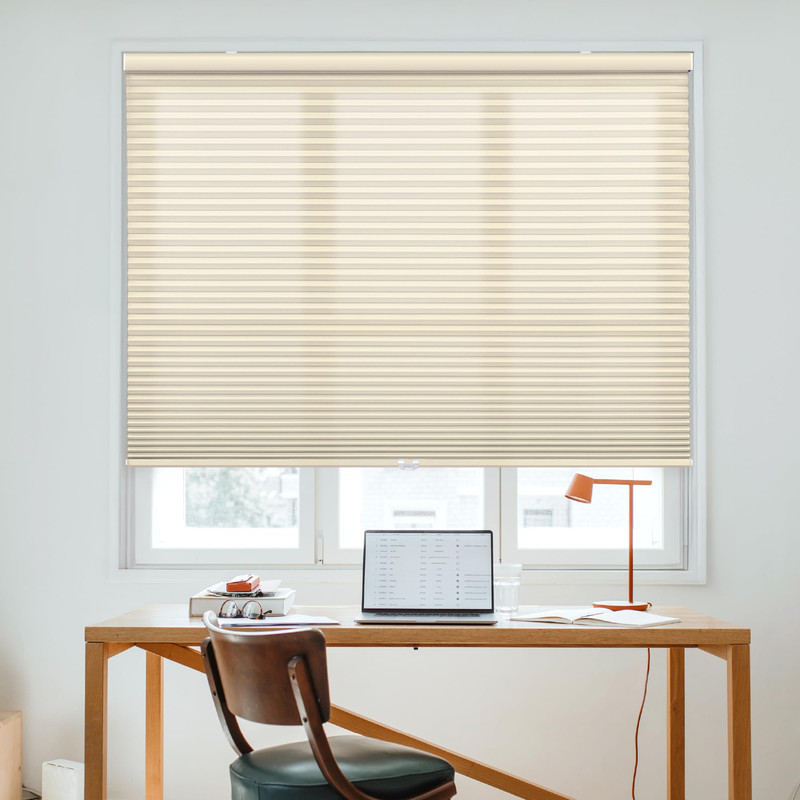 Dez Furnishings Cordless 1.5 Light Filtering Cellular Shade 31 W X 36 H