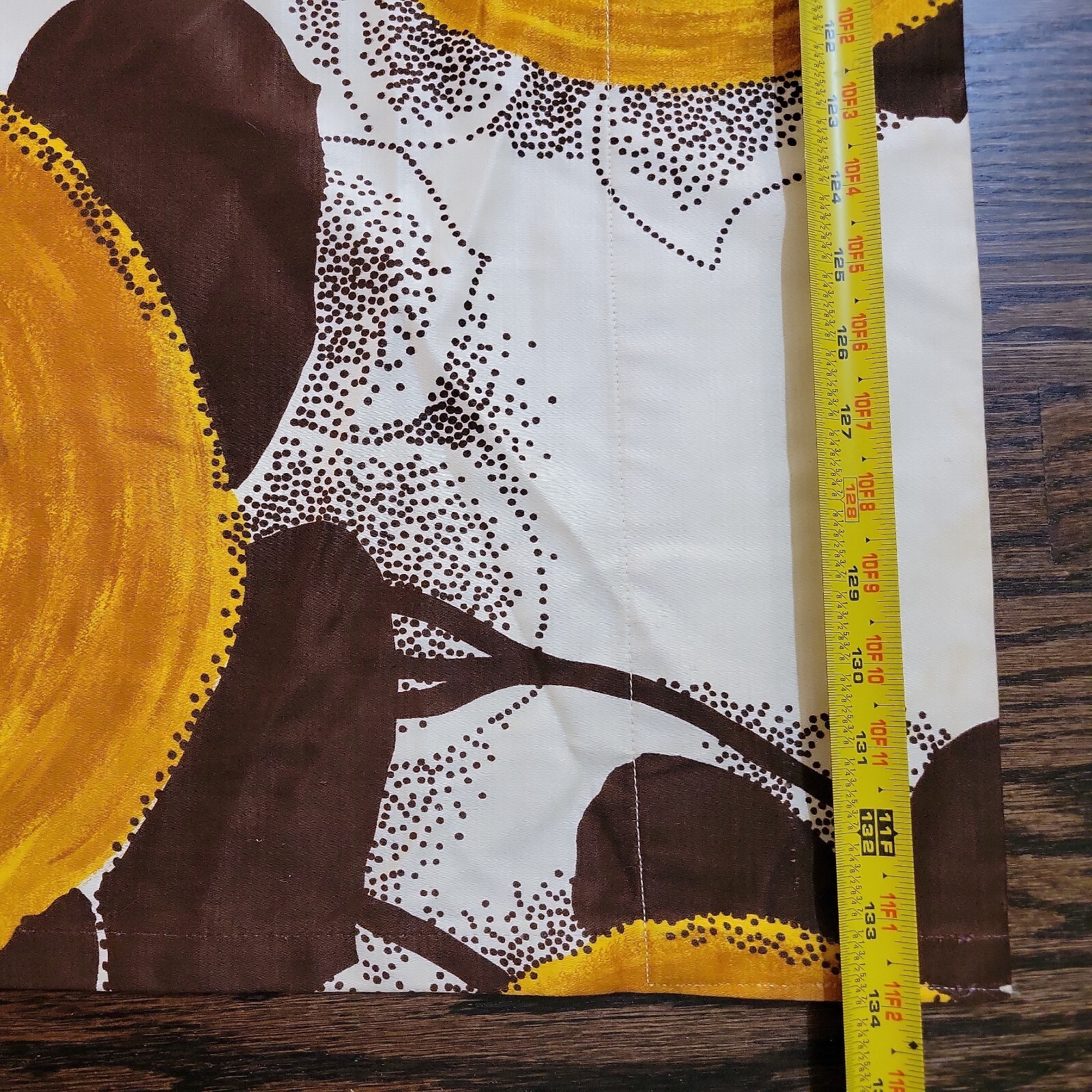 VINTAGE Mid Century Modern Retro 134″ L 92″ H Curtain Panel Fabric Dekoplus