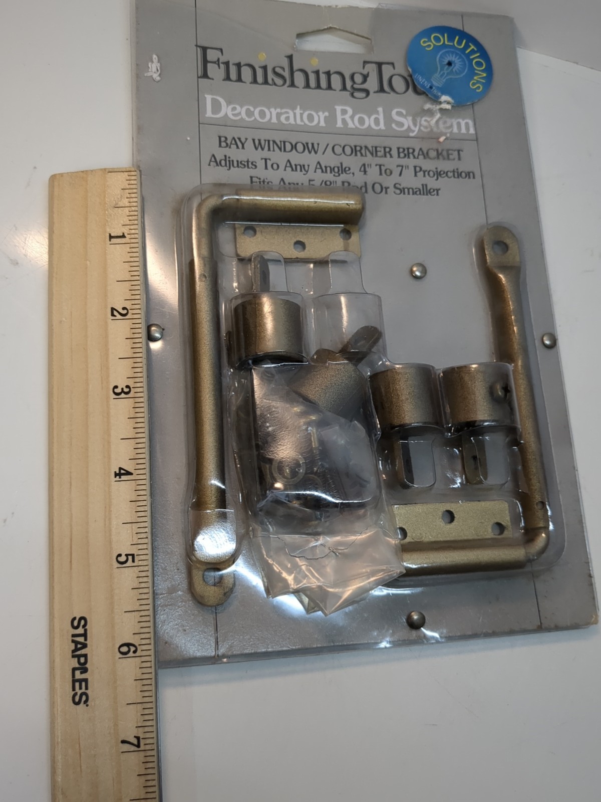 Bay Window Corner Bracket System Adjust To Any Angle 4 In To 7-in Up To 5/8 Rod