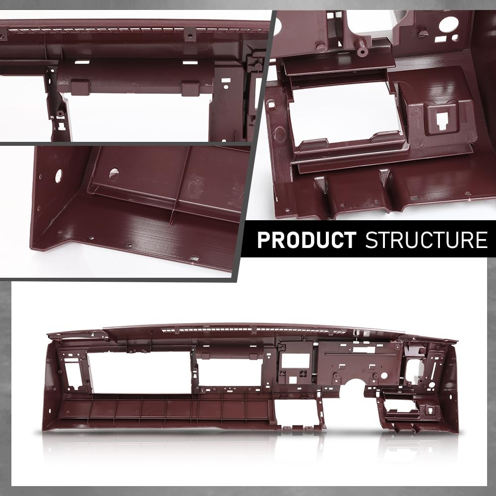Red ABS Dash Dashboard Core for 1988-1994 Chevy GMC Truck Blazer Yukon Suburban