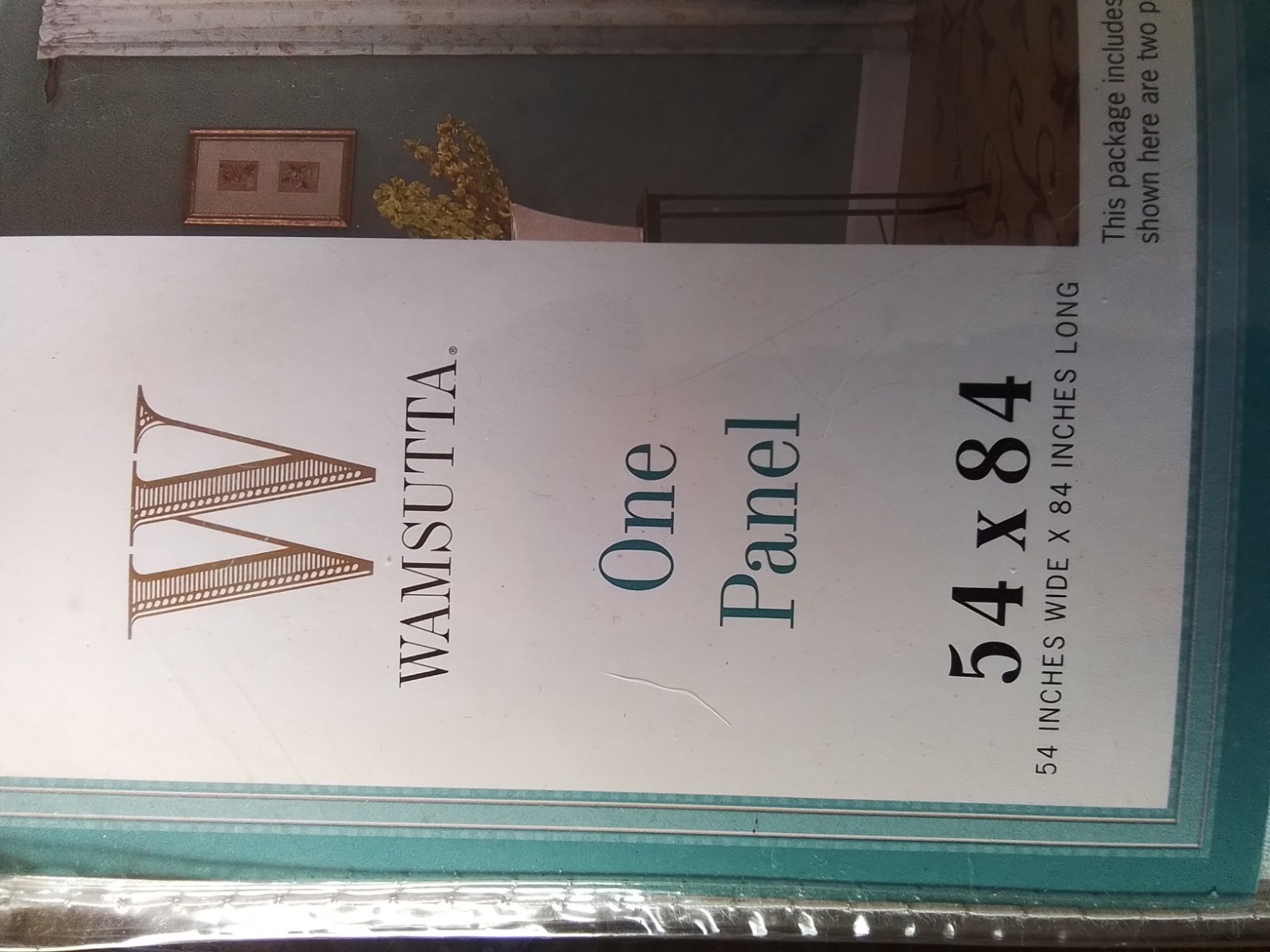 2 WAMSUTTA MAYNOLA 54″ × 84″ SHEER PANELS VTG NEW TURKISH $29.99 PRICE TAG EACH