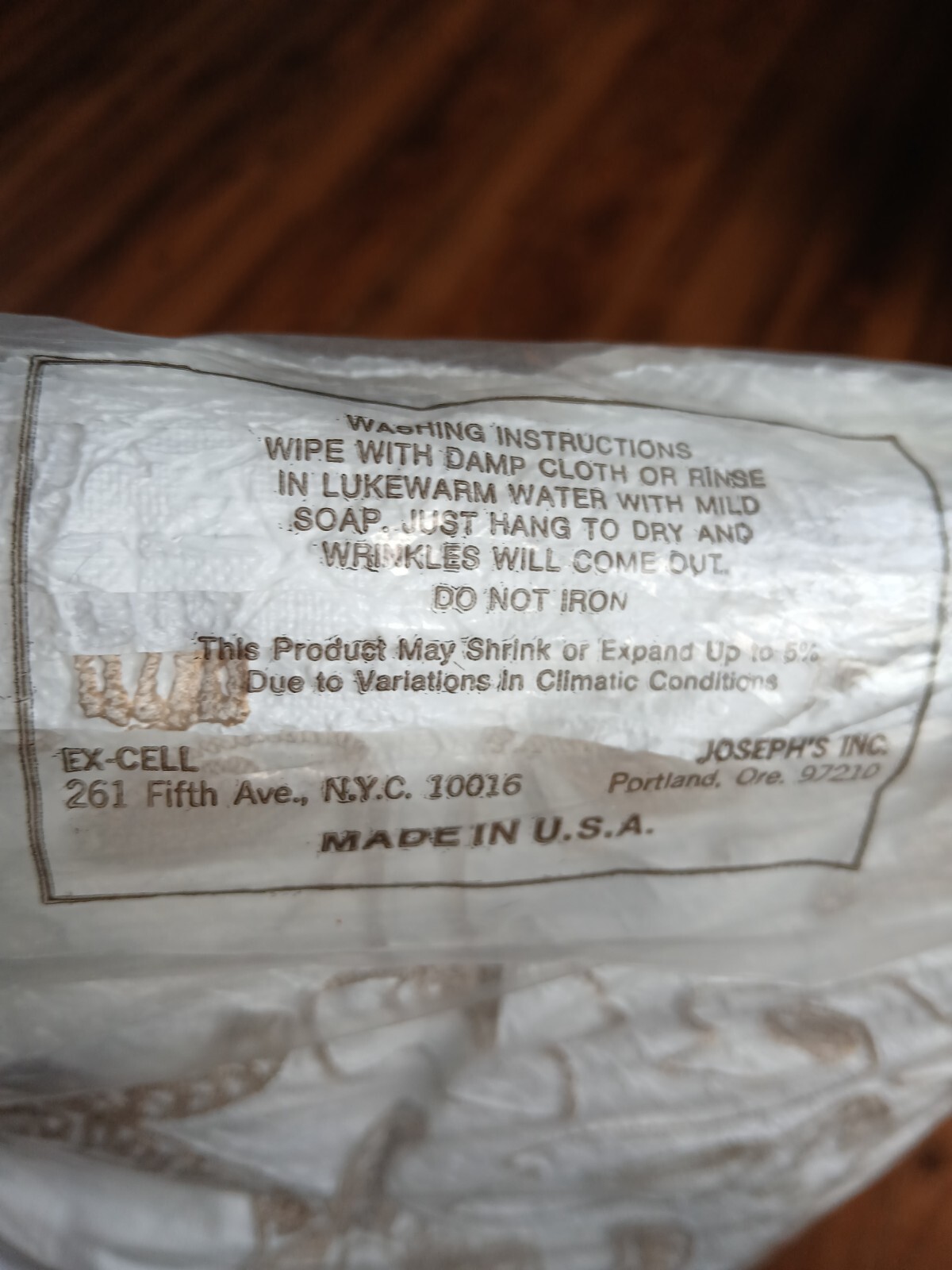 Vintage 60s DuPont Alathon Plastic Fabric Extra Wide Decorator Drapes 2 Panels