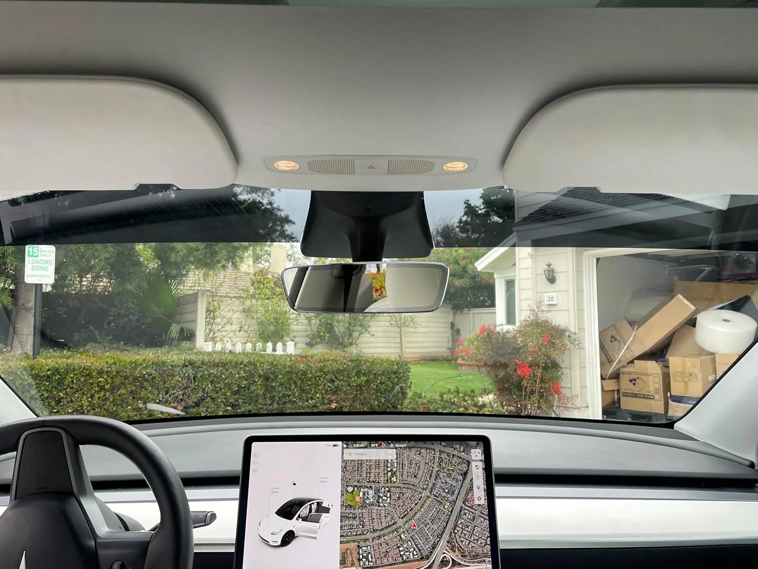 Front Windshield Sun Visor Strip Tint Film for Tesla Model Y Precut Premium DIY