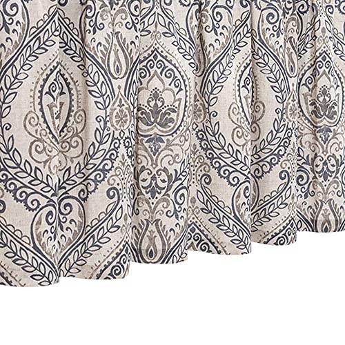 Floral Valance Curtain for Kitchen Windows 16 Inch 52″W x 16″L (Pack of 1)