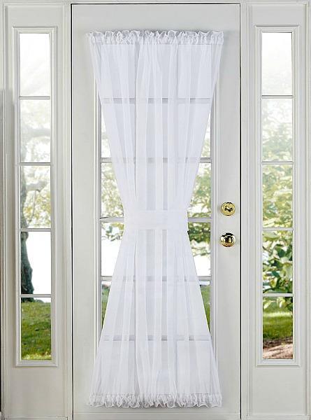 NEW Stylemaster Home Products Elegance Voile Door Panel, 60 by 72-Inch, White