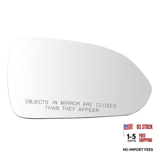 Passenger Side Mirror Glass Heated for Factory Equipped & Aftermarket Mirrors