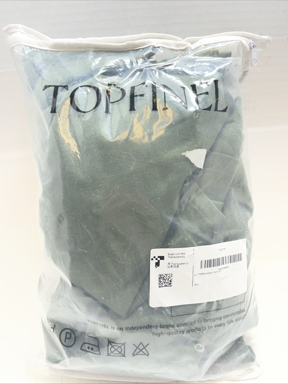 Topfinel Olive Green Linen Curtains 84 Inches Long for Living Room