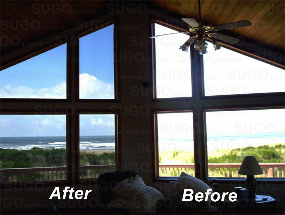 One Way Mirror Privacy Reflection Window Tint Film STOP HEAT! Energy Saver 35%