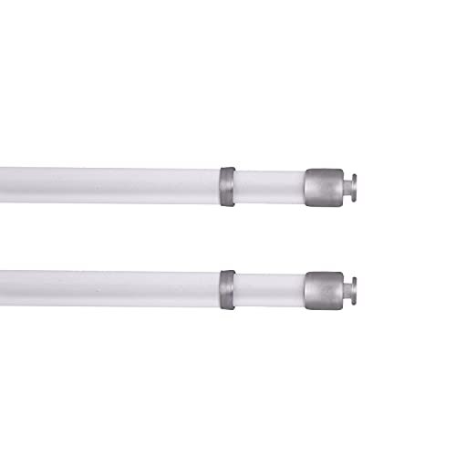 Interior Living 16-28 in. Adjustable Petite Round Sash Rod, Assorted Sizes