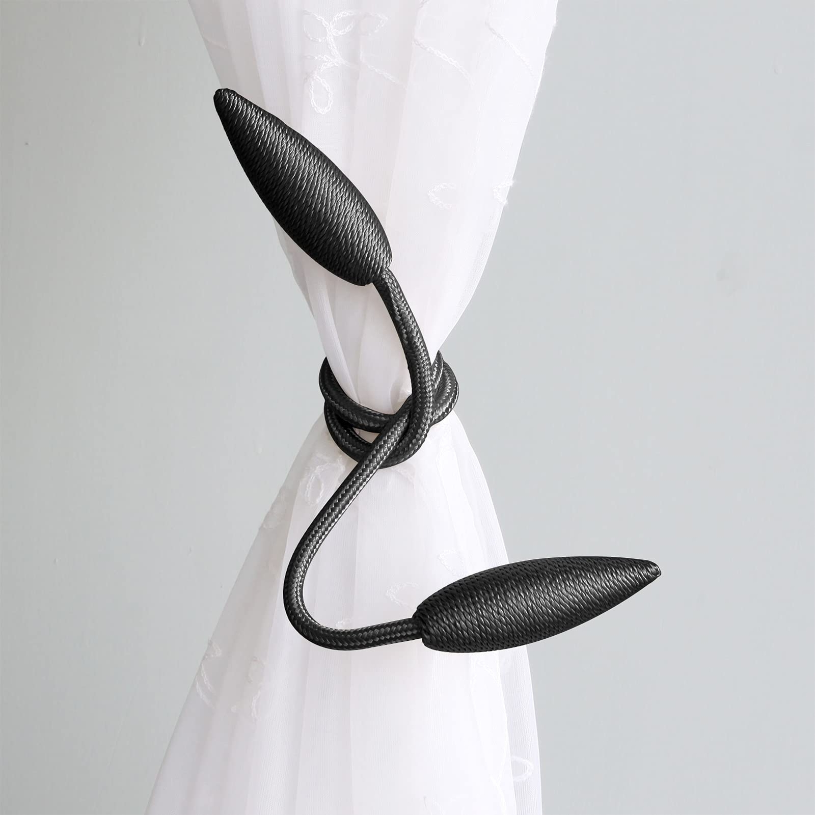 4 Pieces Curtain Tiebacks Clips Creative Window Drape Twist Tie Backs Europea…