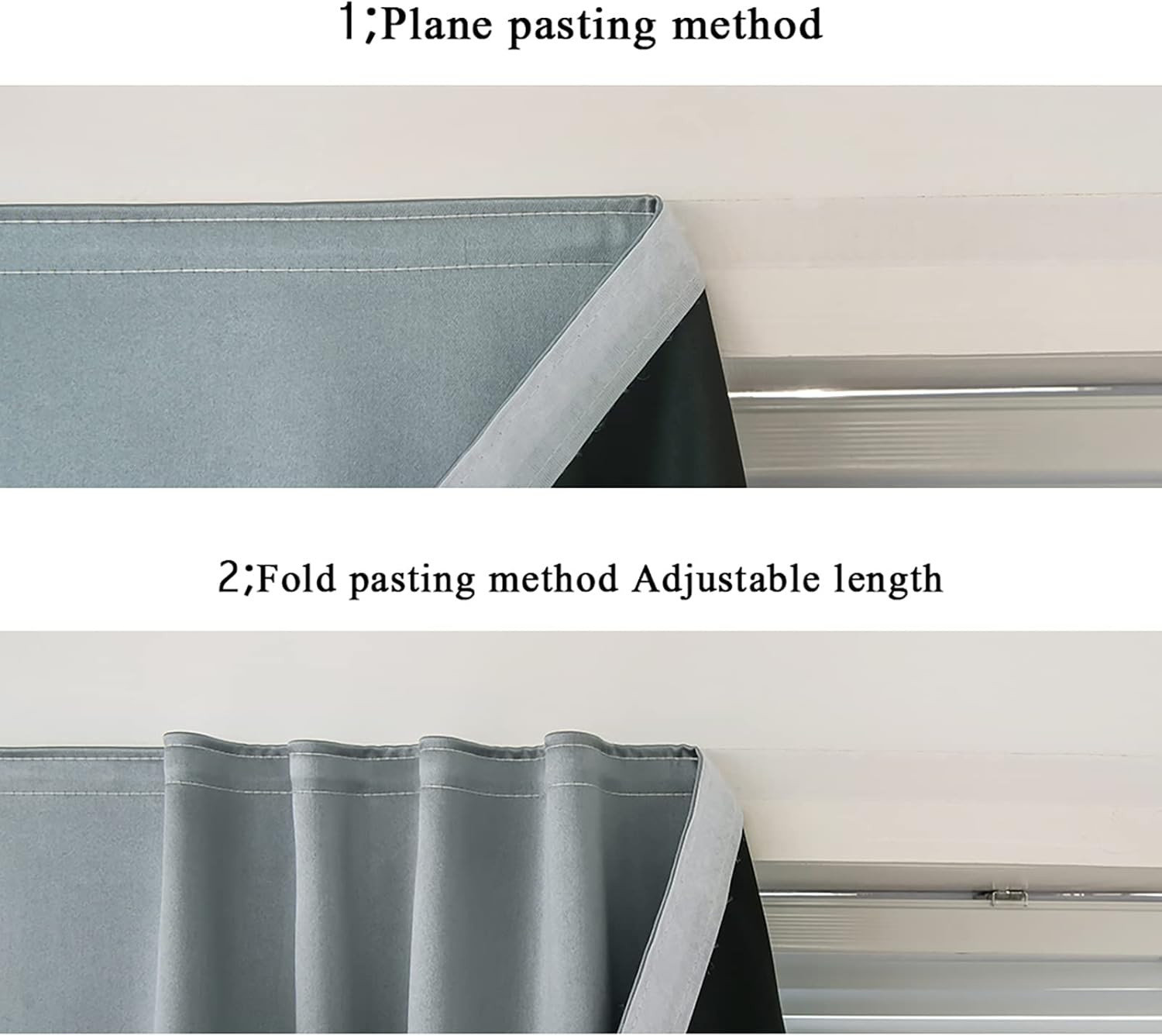 self Adhesive Portable 100% Blackout Curtains Simple and Easy to installBedroom