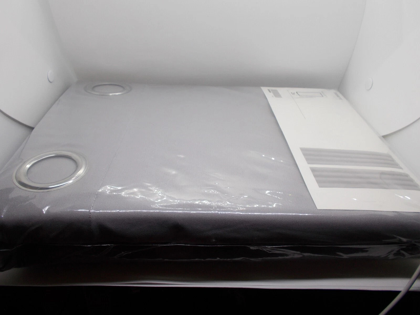 IKEA Merete Room Darkening Curtains Grey (302.568.48) Brand New Sealed!