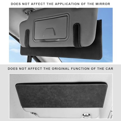 Sun Visor Extender for Car, Anti-Glare Car Visor Extension Sun Blocker Gray
