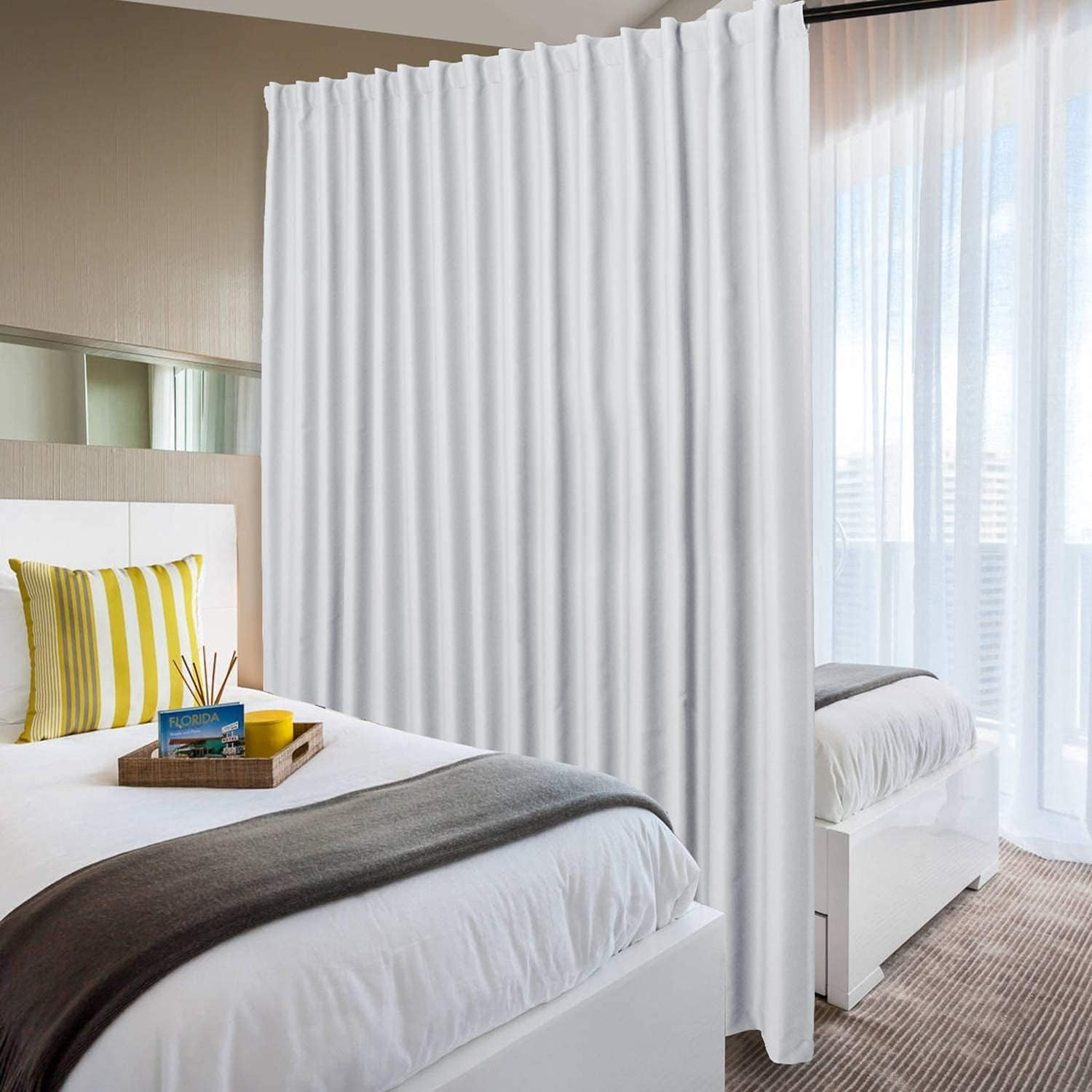 Patio Sliding Door Curtains – Extra Wide Blackout Curtains for Glass Door, Room