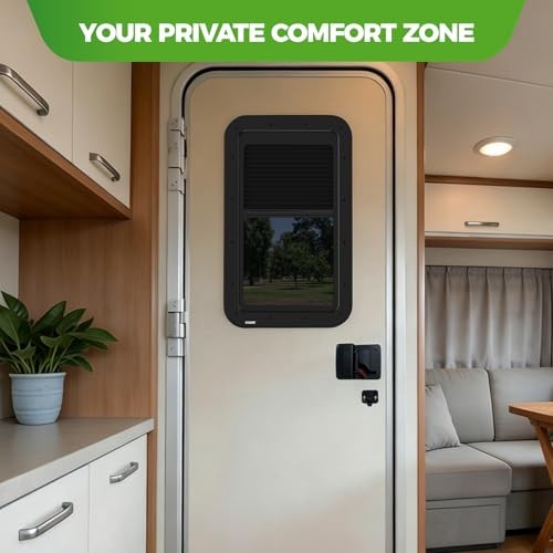 12″ x 21″ RV Window Shade – Smooth Slide Door Shade – Replacement 21″W x 12″H
