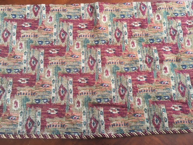 Chenille Tapestry Valance Rod Pocket Window Valance