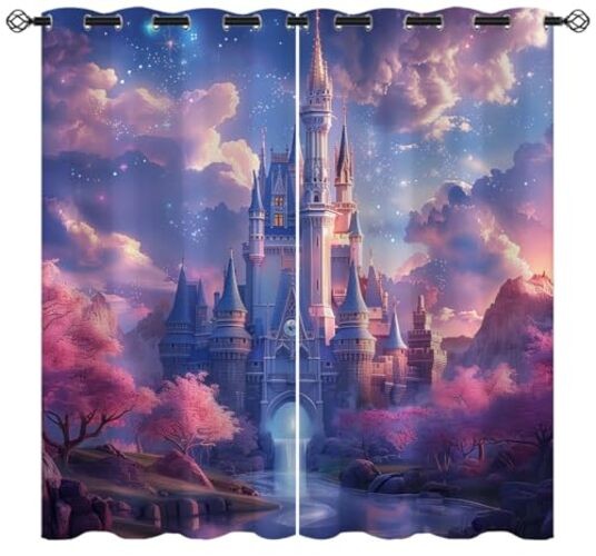 Magic Castle Blackout Curtains for 42″W x 45″L (Pack of 1) Magic Castle_03