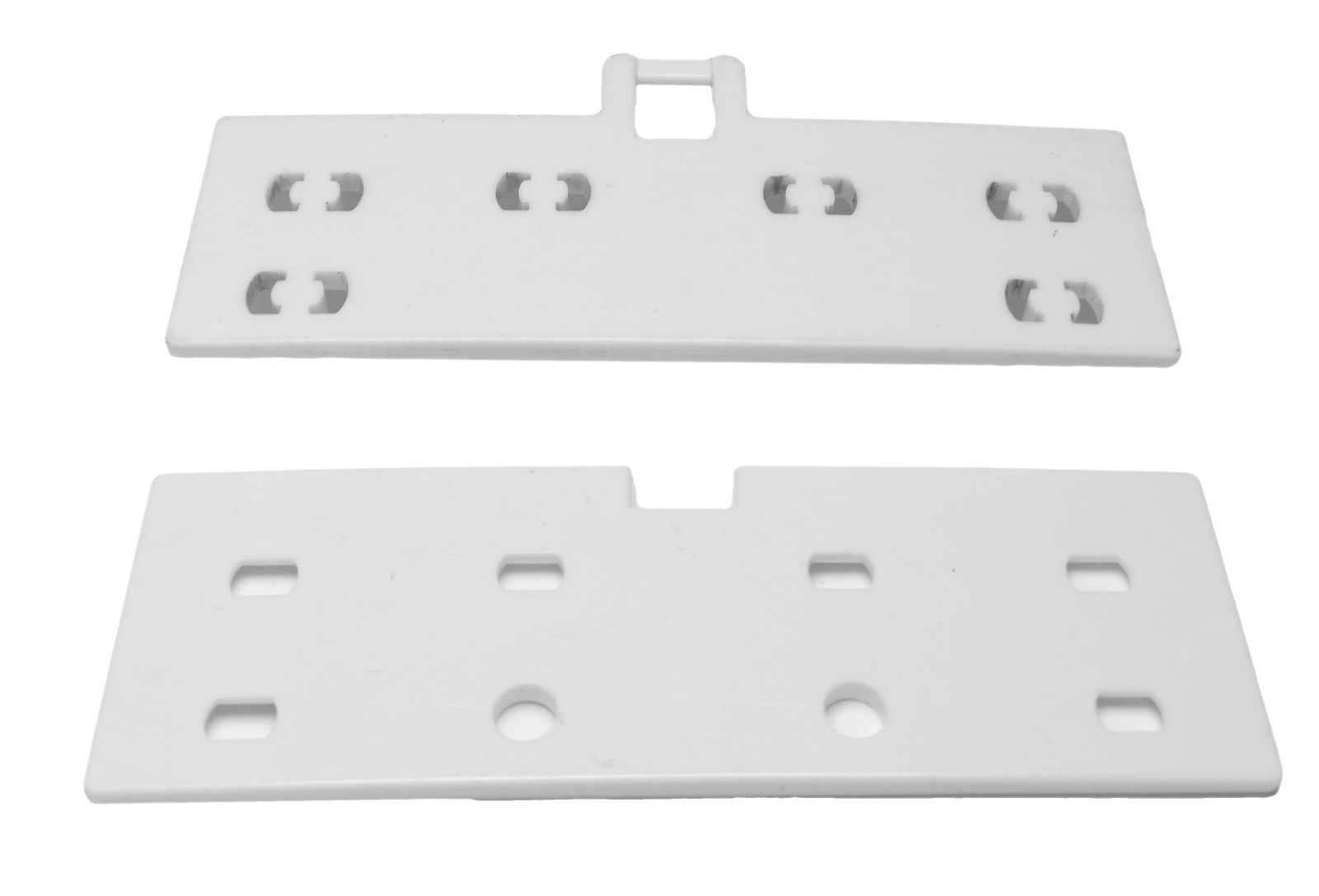 Plastic White 10 pcs Vertical Blind Top Hangers/Clips-for 89mm (3.5 inch)