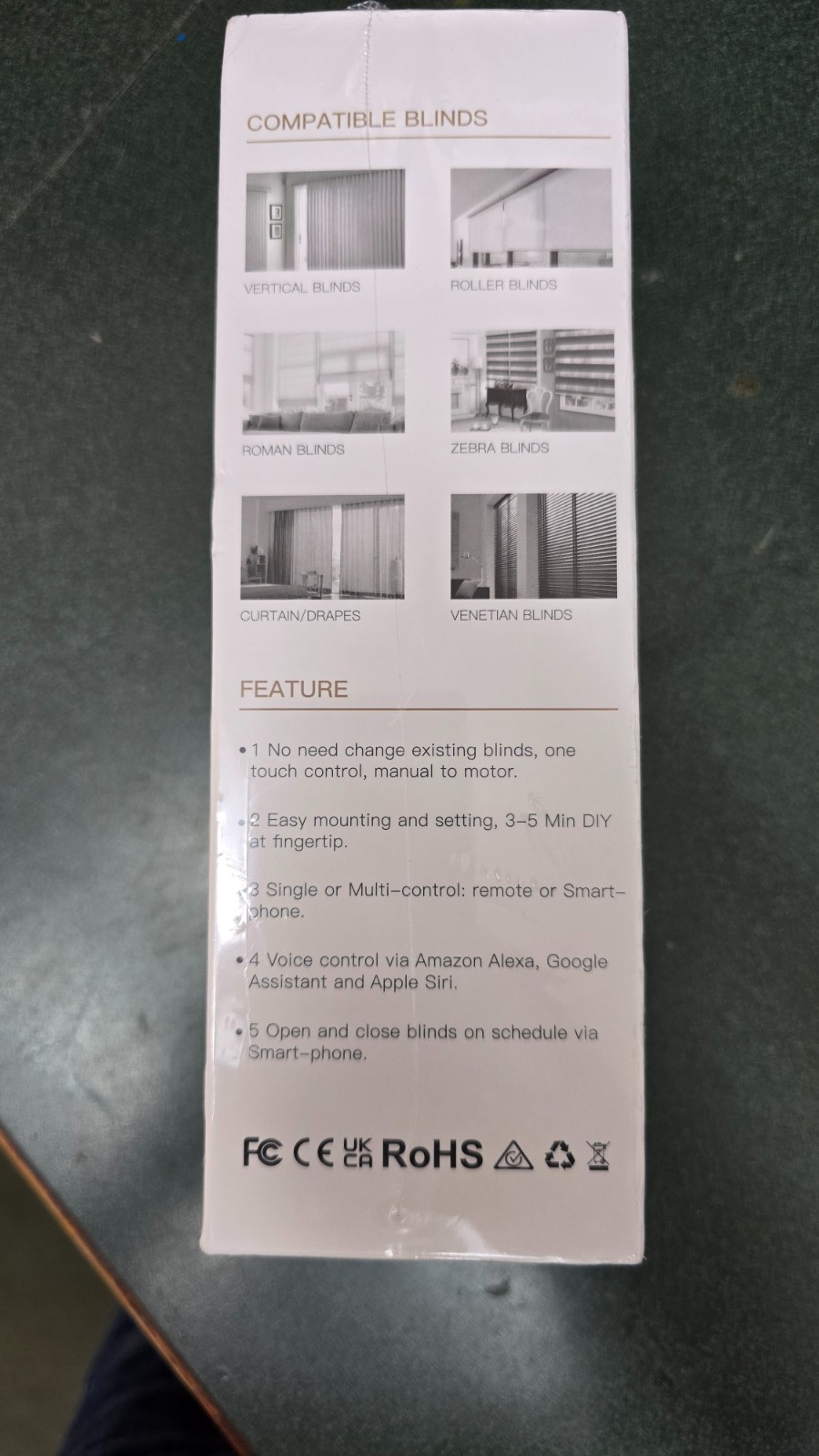 MOES WiFi Smart Chain Blinds Motor Curtain Roller Shutter Drive Alexa Google APP