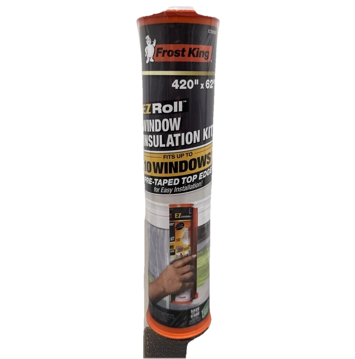 Frost King EZ Roll Window Insulation Kit 420”X62″ Built-In Trimmer {C8}