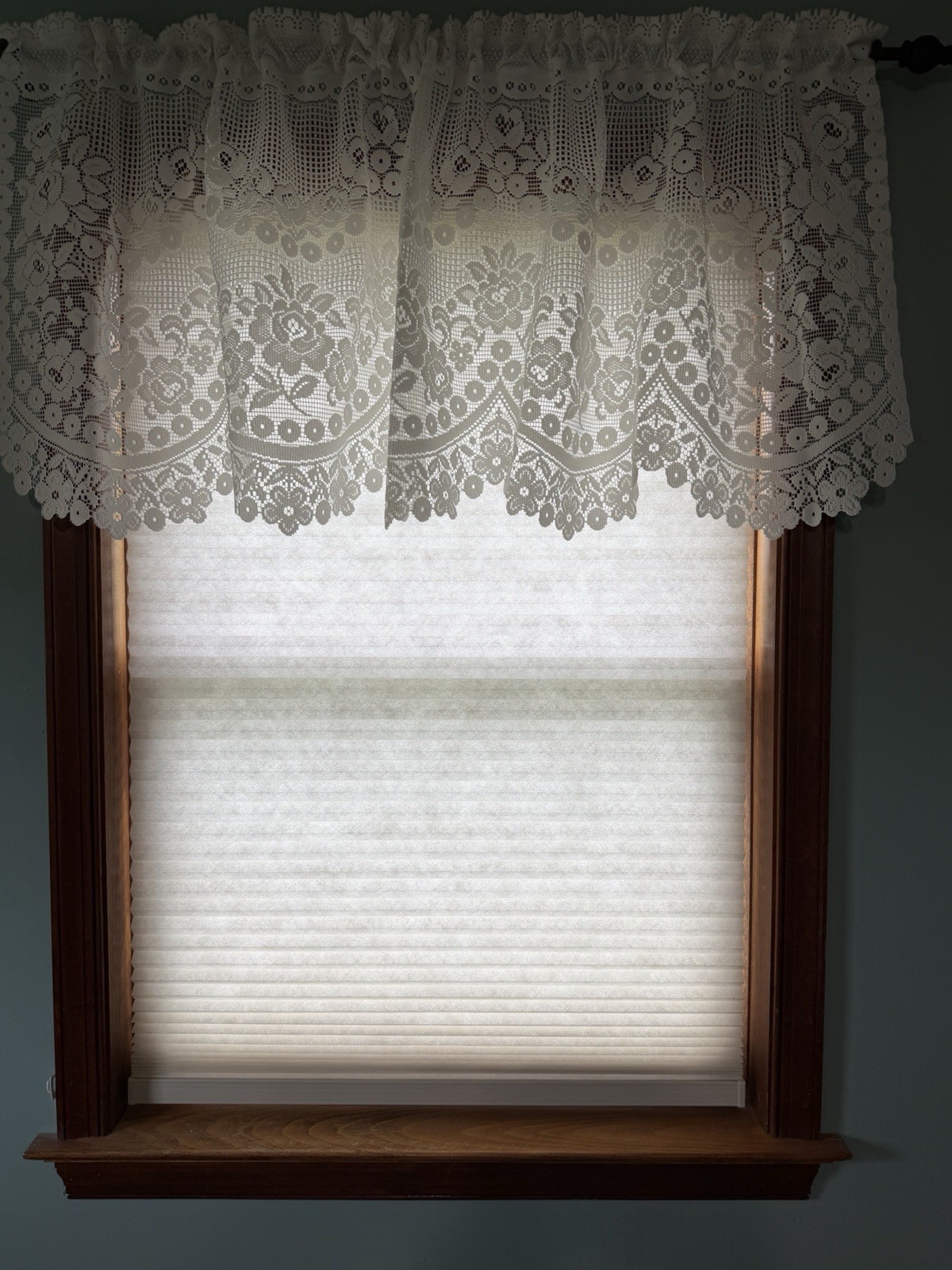 Heritage Lace Curtain- Off White 60 x 24” Tier American Beauty New In Package