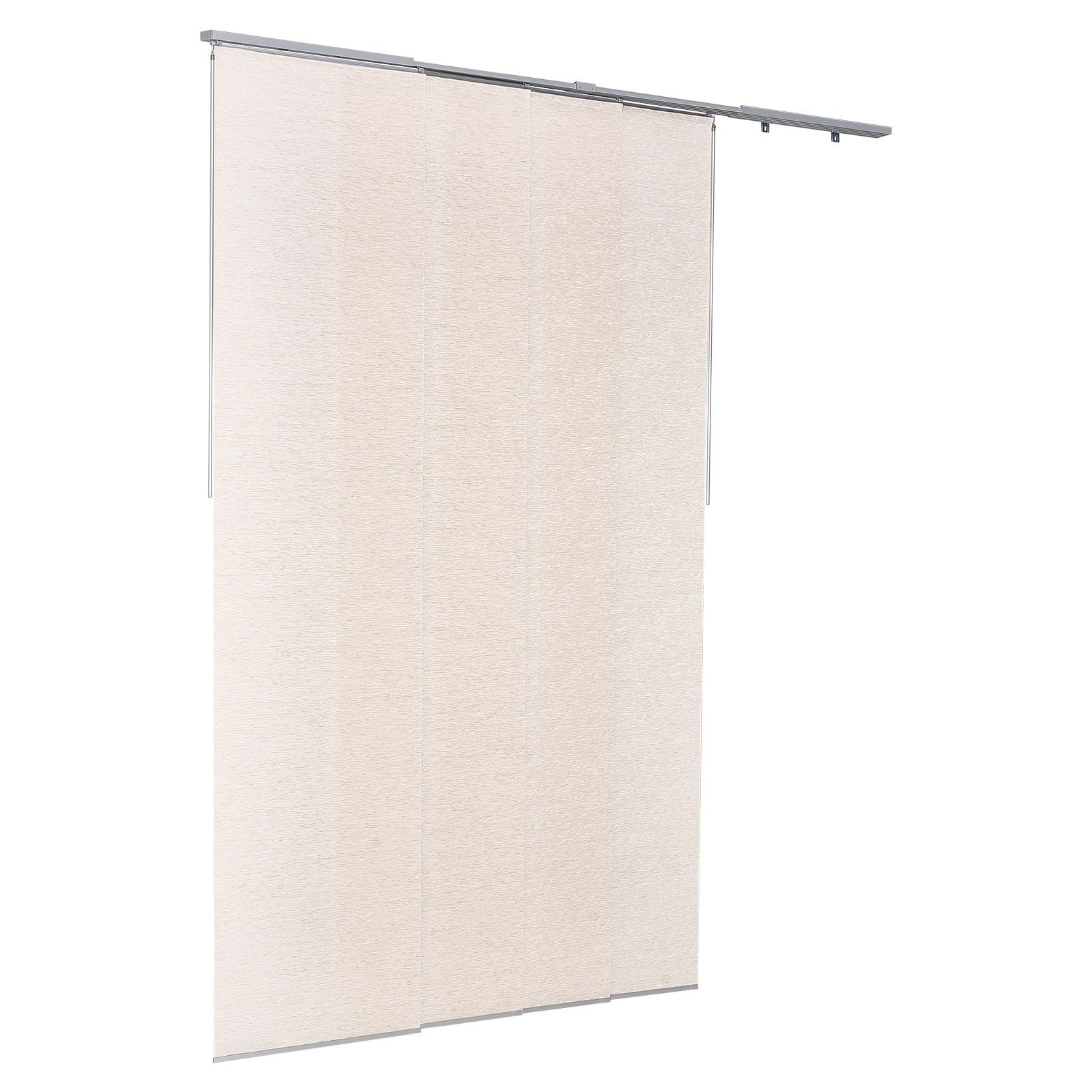 45.8-86in Extendable Vertical Panel Blinds Trim 96in for Sliding Doors