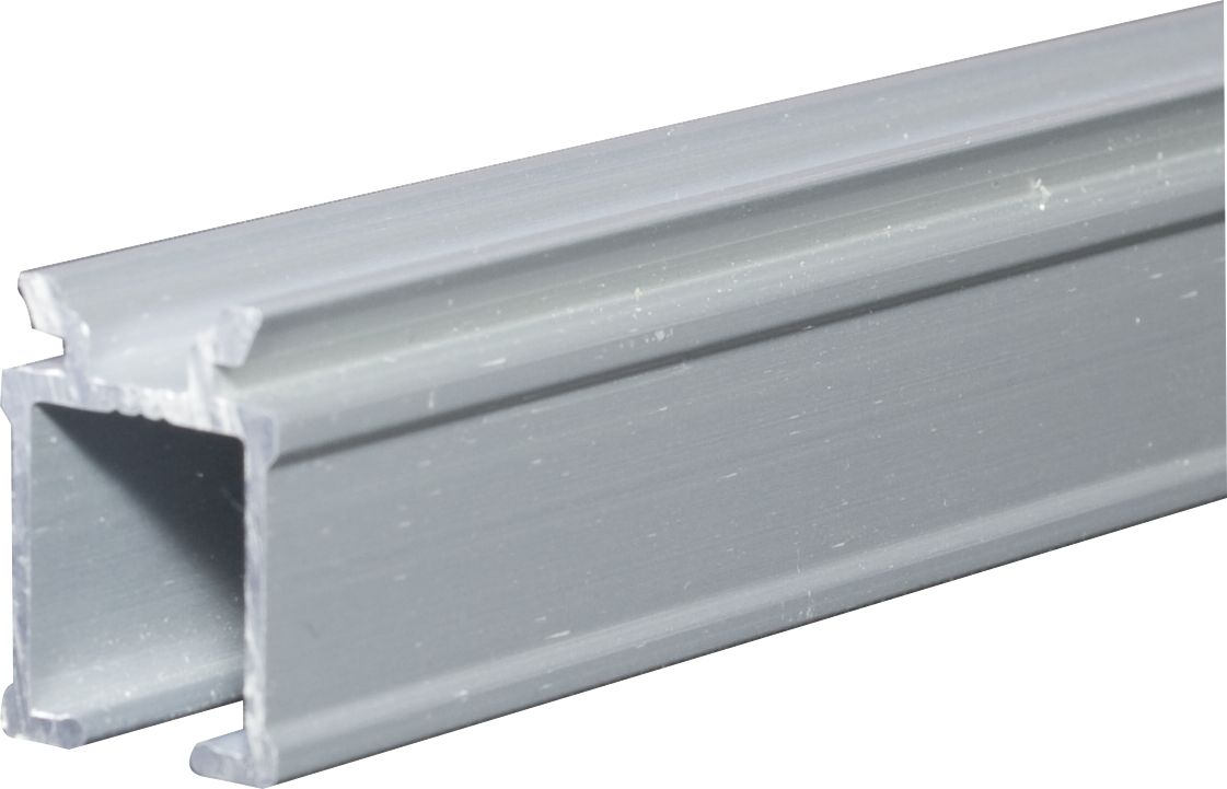 Residential Curtain Track Kit – Wall Mount – Silver – 8 ft – New