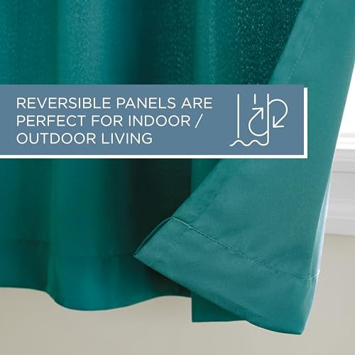 Cabana Solid Heavyweight Indoor Outdoor 54″W x 84″L (Pack of 1) Dark Teal