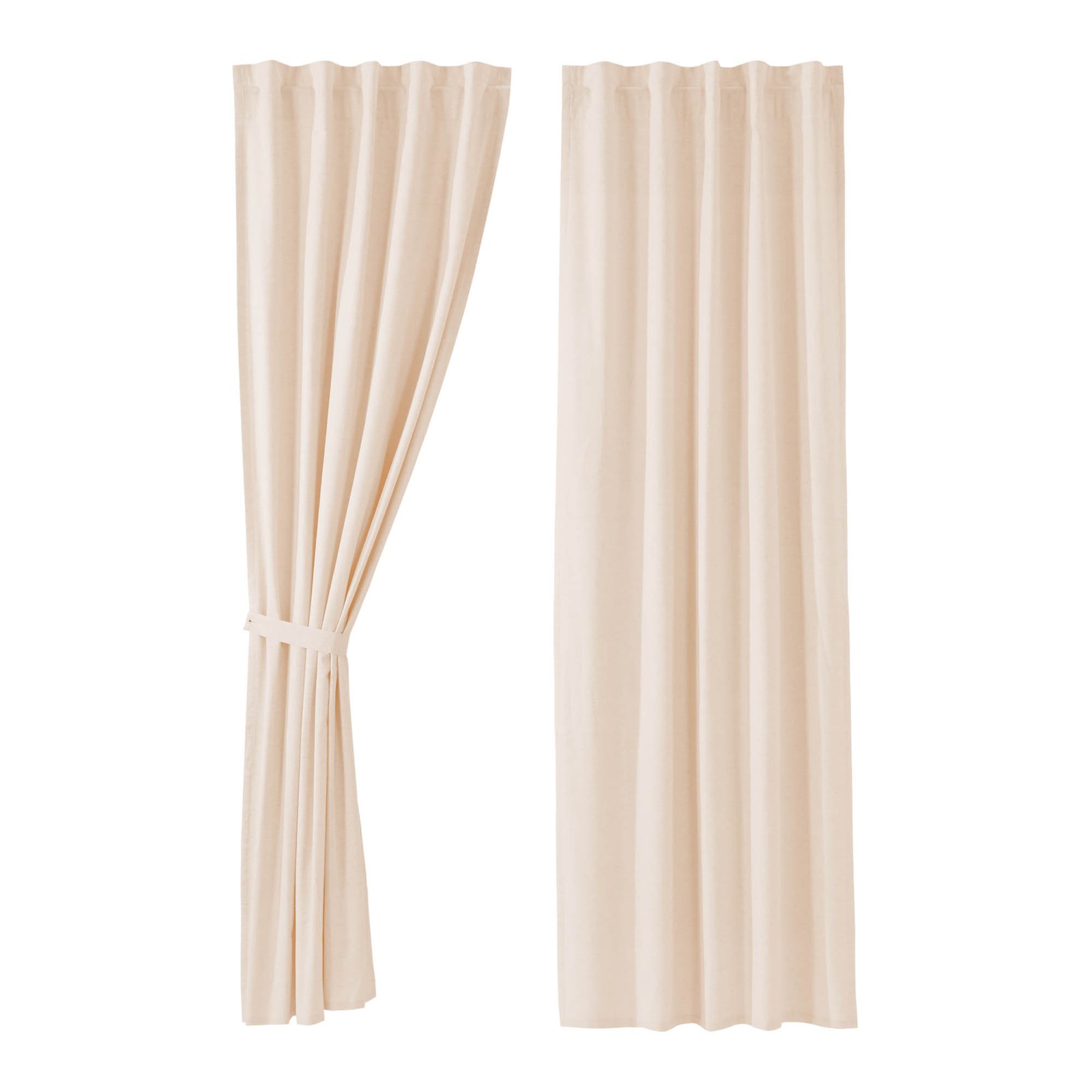 Panels Simple Life Flax Natural Farmhouse 96×40 Set of 2 Curtain VHC Brands