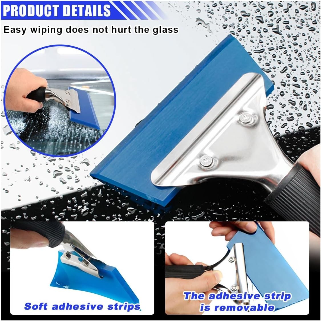 BOOURE Vinyl Wrap Tool Window Tint Kit 8 Pieces Vehicle Window Tinting Tools …