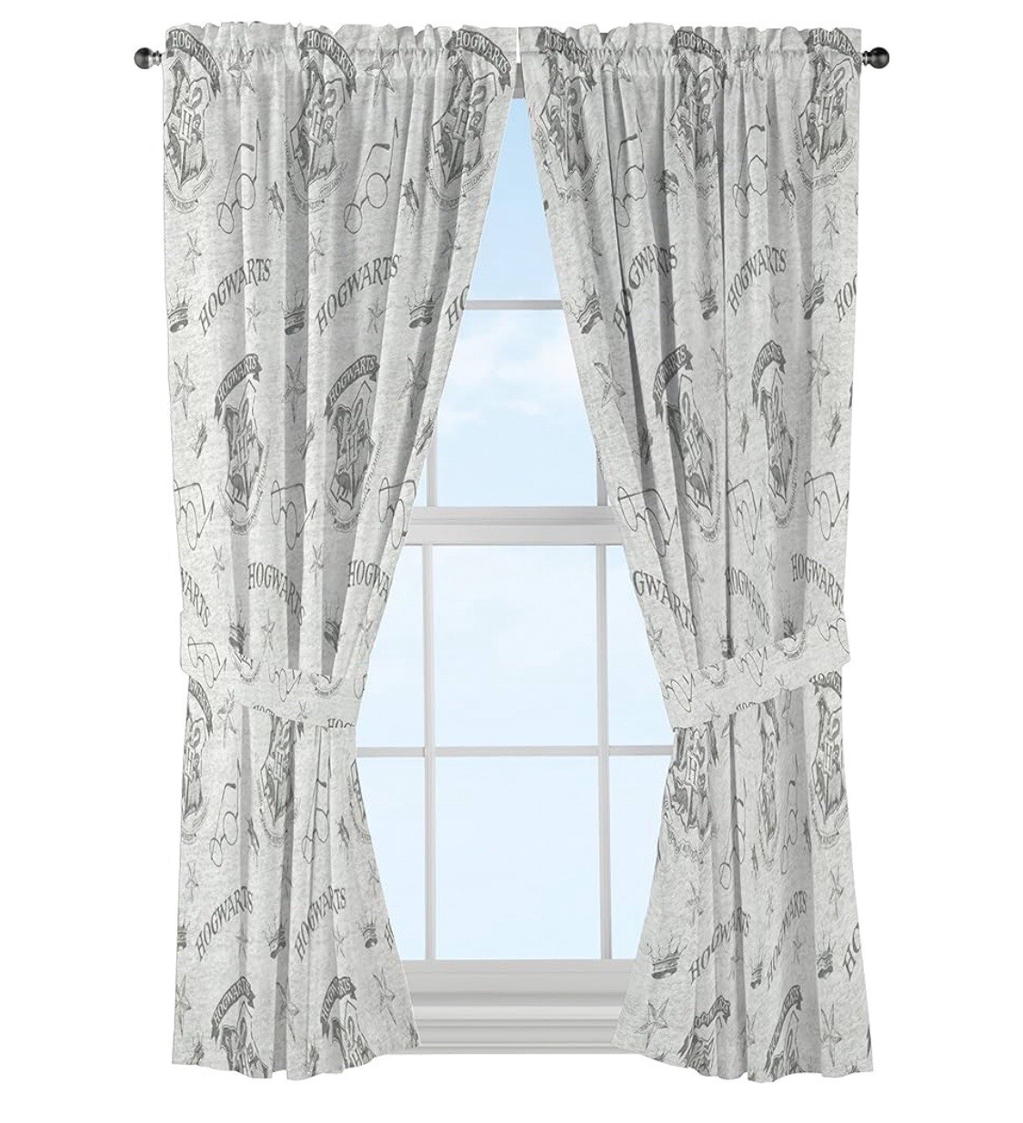 Jay Franco Harry Potter Spellbound 84Drapes, 84Inch, Gray