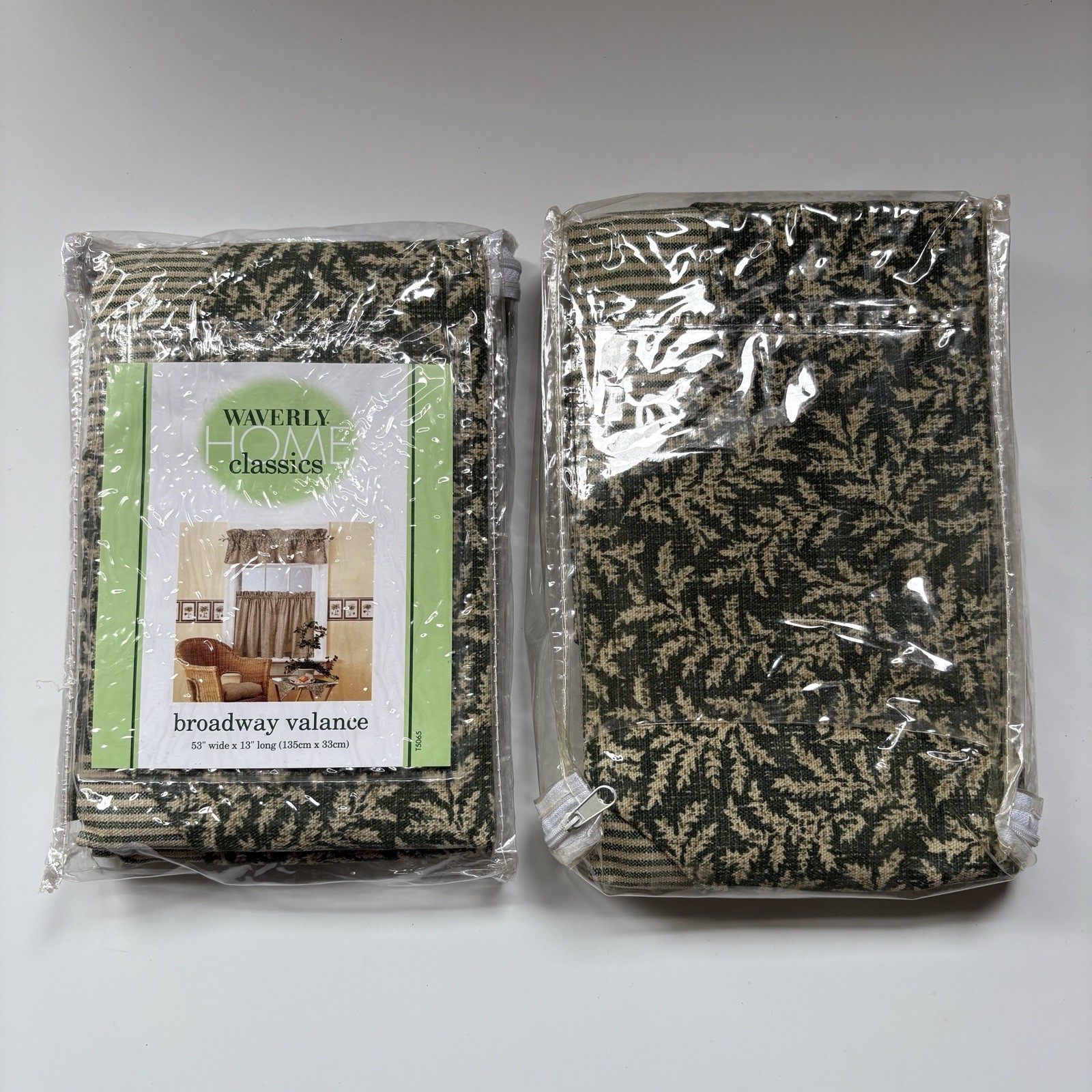 Waverly Broadway Valance Lot Of 2 Fernwood Vintage Home Classics
