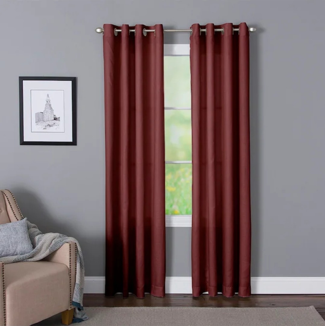 Style Selections | Delmar | Light filtering | Brick | 50x84in | #0953937