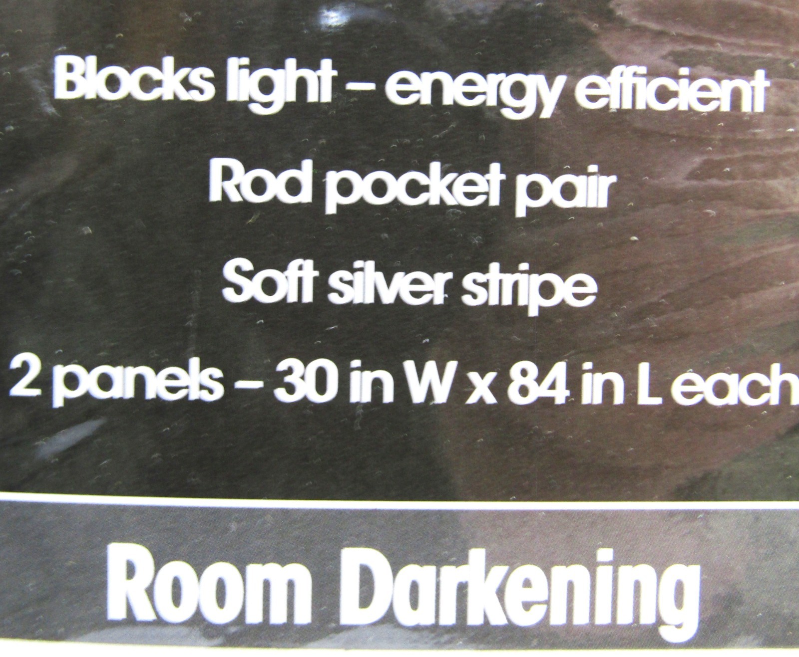 Your Zone 2 Panels, 84″ Room Darkening Panel Pair Soft Silver Stripe.