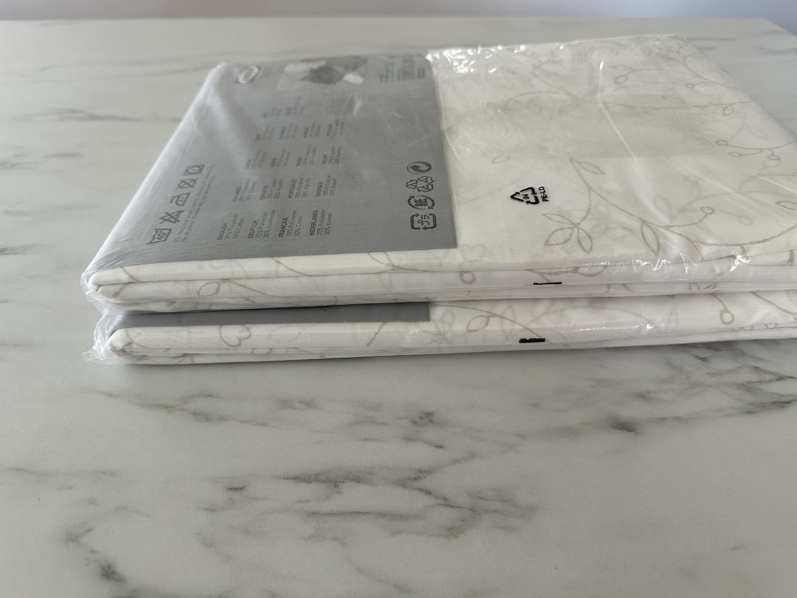 IKEA Arden Blom Set Of 2 Curtains 4 Panels Sheers Voile 🌸57×118🌸 Rare