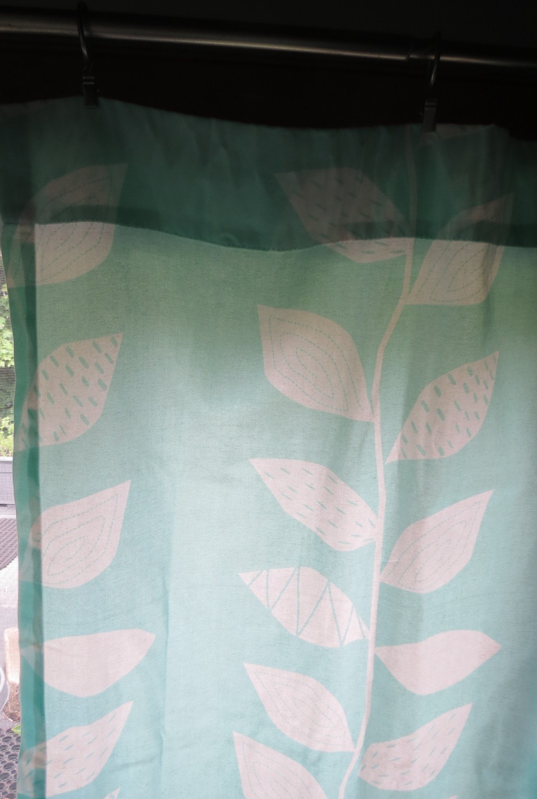 Botanical Light Filtering Window Curtain Panel 50″W x 82″L (2 panels)