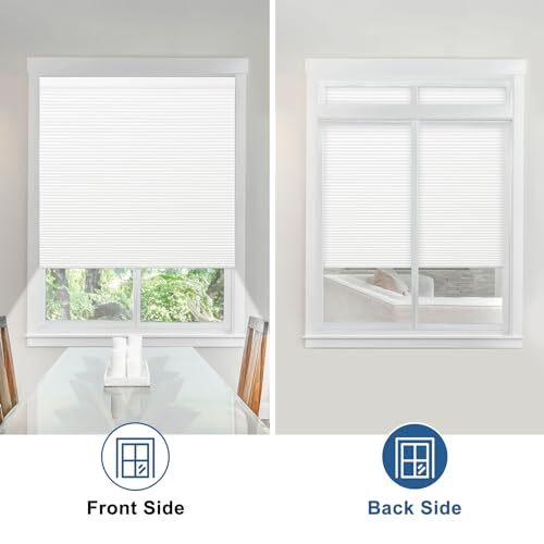 Blackout Shades Cordless Blinds Cellular Fabric Assorted Colors , Sizes