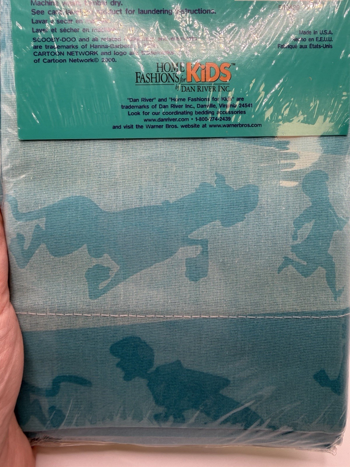 Vtg Cartoon Net Scooby Doo Window Valance 84″ x 15 USA Hanna-Barbera 1999 NIP