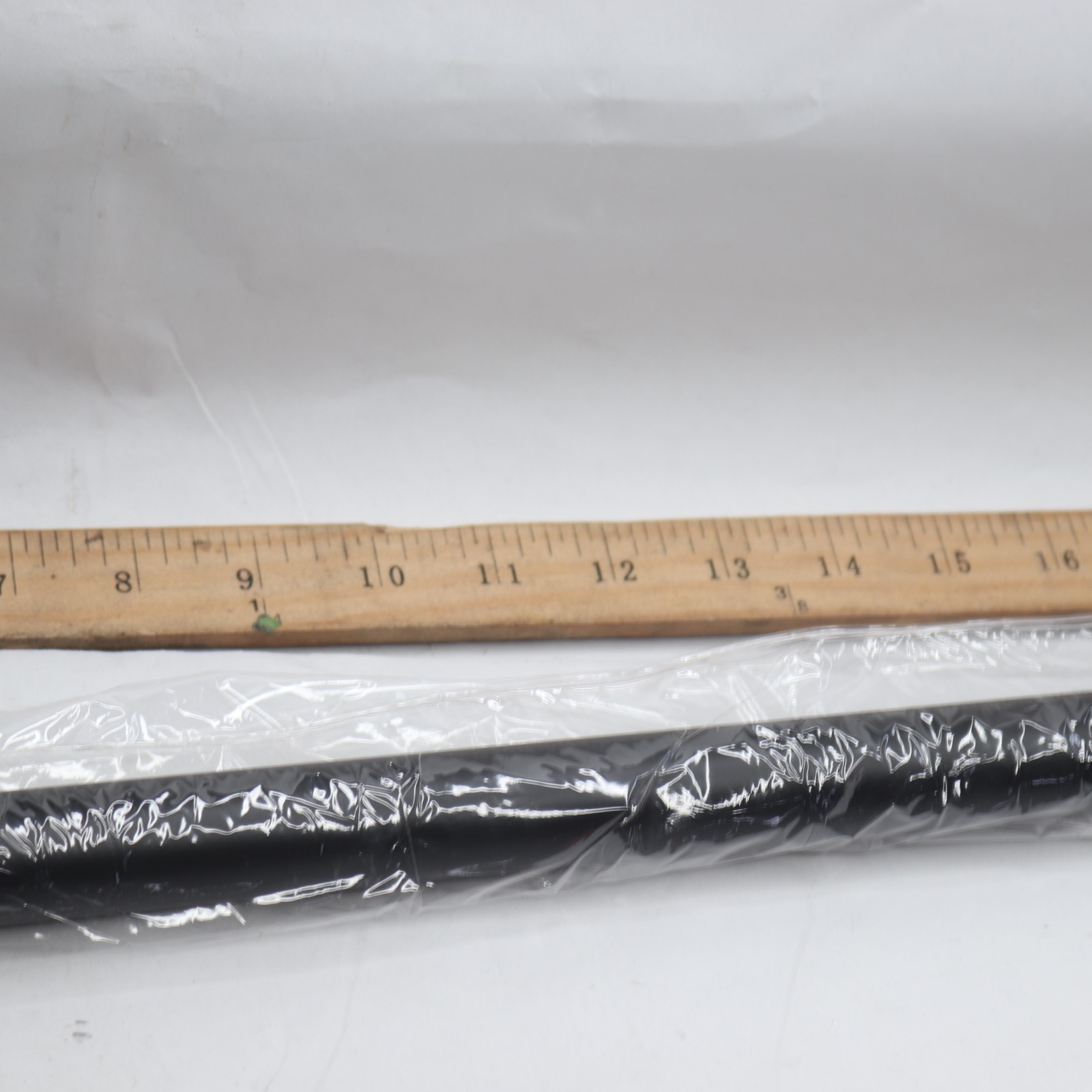 Exclusive Home Adjustable Single Curtain Rod Kit Iron Matte Black 66″-120″