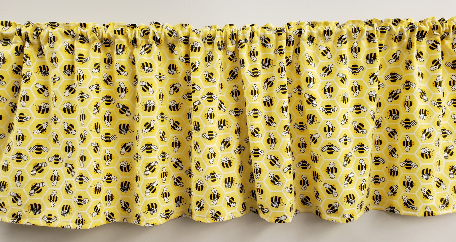 Honey Bees Valances, Curtains or Swags