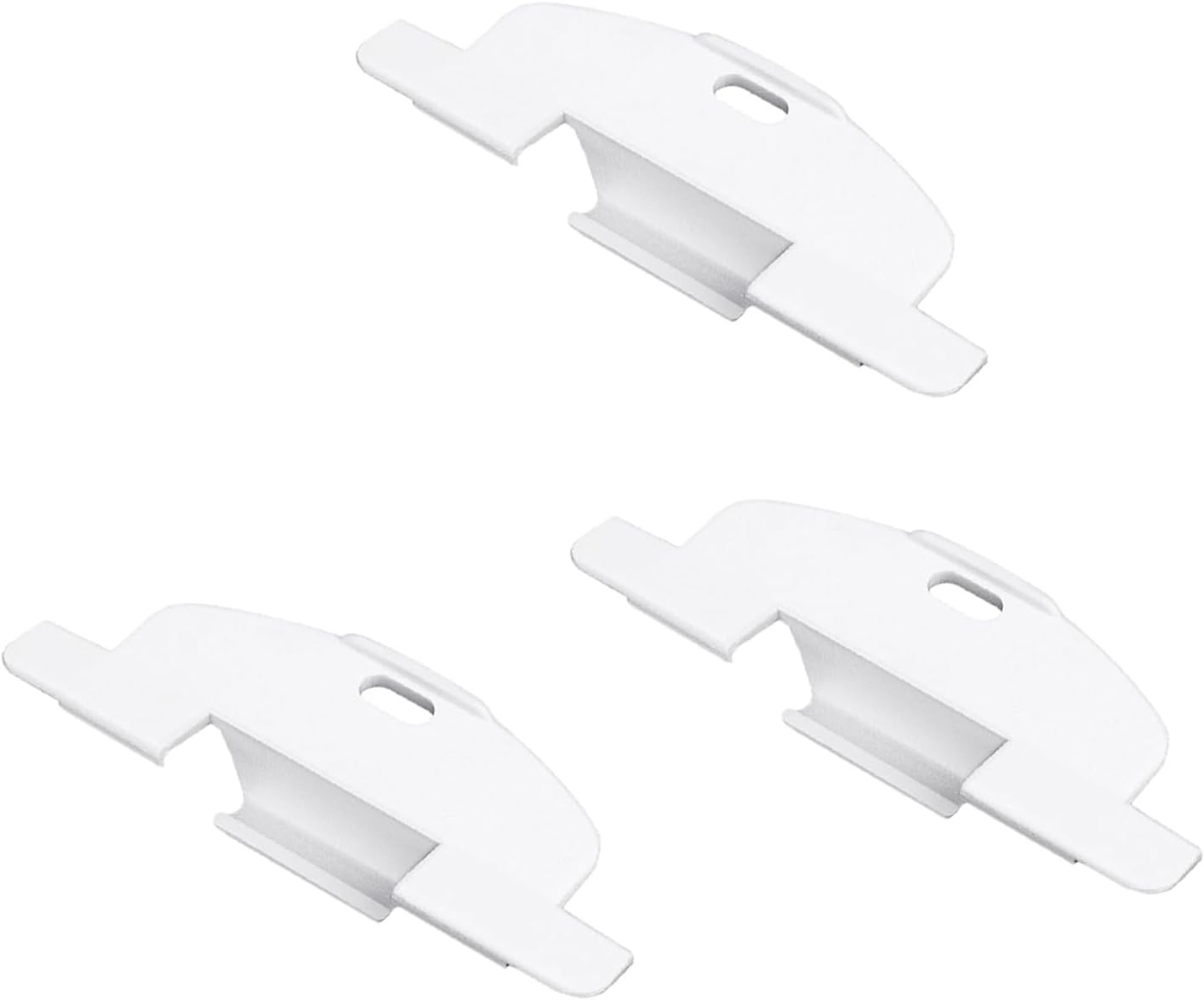 3/4″ Pleat Lite Rise Blind Pulls for Hunter Douglas Shades, White (3 Pack)